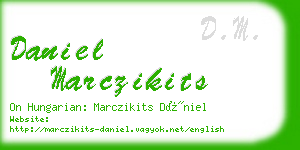 daniel marczikits business card